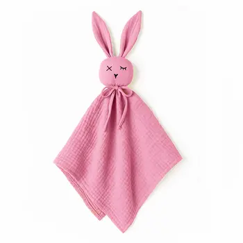 Doudou Lange en Coton Bio Rose