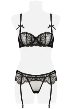 3-teiliges Straps-BH-Set 15121 - XL