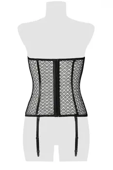 schwarze Corsage 20001 - XL