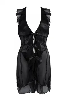 schwarzes Minikleid AA051274 - 5XL/6XL