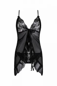 schwarzes Babydoll AA051289 - 5XL/6XL