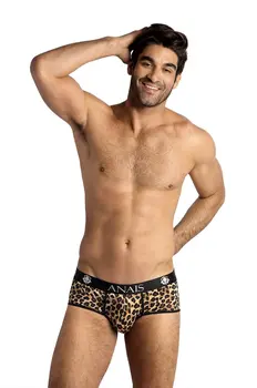 Herren Brief Shorts 052816 Leopard - 3XL