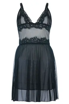 schwarzes Chemise SB/1010 54/56 Sexy Base