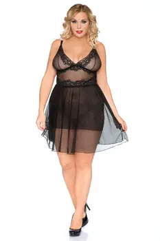 schwarzes Chemise SB/1010 54/56 Sexy Base