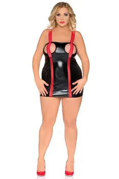 schwarzes Chemise SB/1016 54/56 Sexy Base