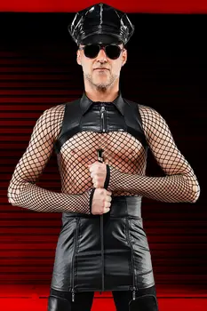 kurzer Rock BOJorge001 schwarz - 2XL