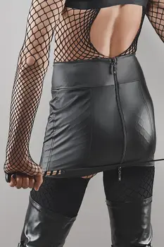 kurzer Rock BOJorge001 schwarz - 2XL
