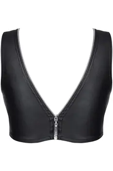 schwarzes Damen-Top BRElisabetta001 - XXL