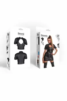schwarzes Damen-Top BREnrica001 - XXL