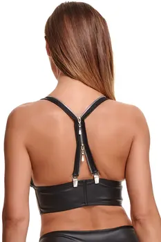 schwarzes Damen-Top BRZita001 - XXL