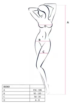 schwarzer String-Tanga Naja - XXL/XXXL