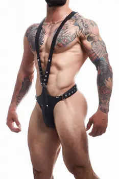 schwarzer Dungeon Body-Harness BL4CK07 - OS