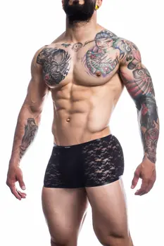 schwarzer Trunk Boxer Shorts L4CE05 - XL