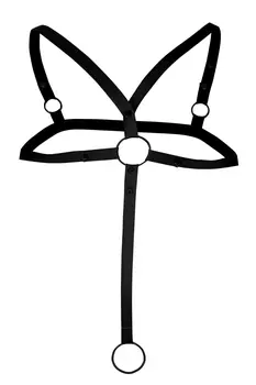 schwarzer Body-Harness 04 - OS