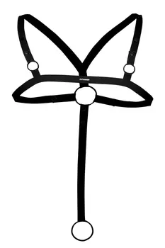 schwarzer Body-Harness 04 - OS