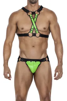 neongrün/schwarzer Jock Snap - L/XL