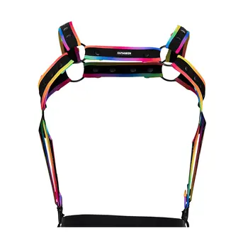 mehrfarbiger Brust-Harness 05 - OS