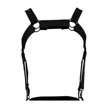 schwarzer Brust-Harness 05 - OS