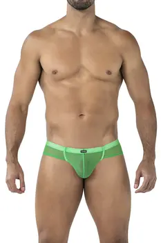green Mesh Hybrid Cheeky Brief C4MSPX22 GLOW - XL