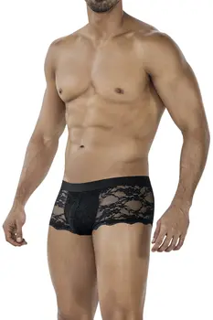 schwarzer Lacey Trunk Shorts C4MRAV106 - XL