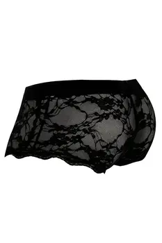 schwarzer Lacey Trunk Shorts C4MRAV106 - XL