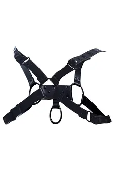 schwarzer Brust-Harness 01 - OS