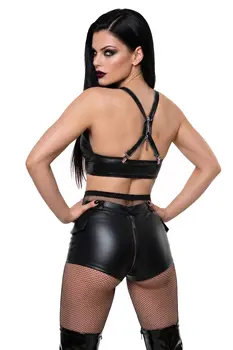 schwarzes Damen-Top DDAlice001 - 2XL