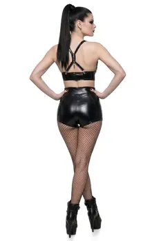 schwarzes Damen-Top DDAlice001 - 2XL