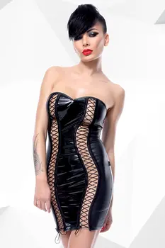 schwarzes Minikleid Astrid - XXL