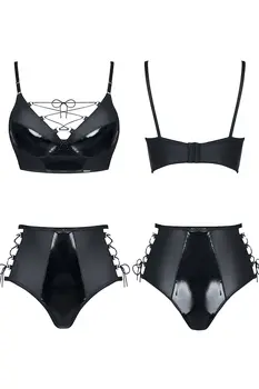 schwarzes Set Jessica - XXL