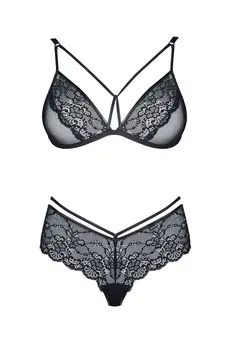 schwarzes Set Grace - XXL