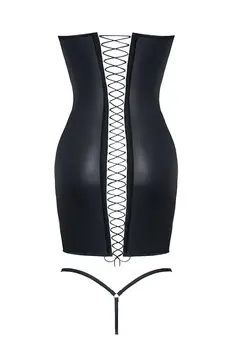 schwarzes Minikleid Greta - XL