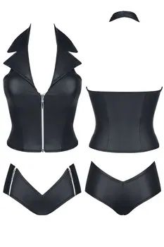 schwarzes Set Eva - XXL