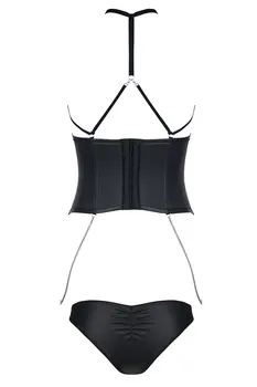 schwarzes Set Nikoletta - XXL