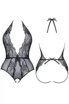 schwarz/goldener Body Melissa - L