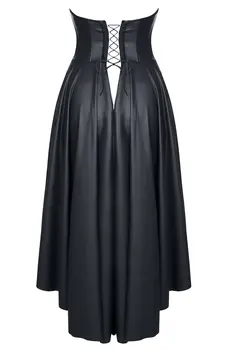 schwarzes Kleid DE438 - XL von Demoniq