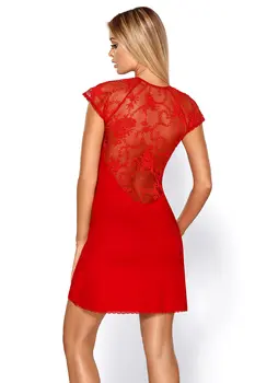 rotes Nachtkleid Hillary XXL