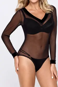 schwarzer Body Briona - XL