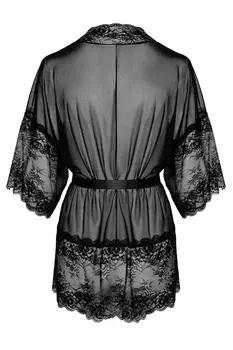 KISS245 Negligee aus Netz und Spitze - L/XL
