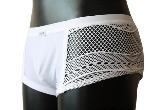 weißer Herren Boxer Visible Man S von Look Me
