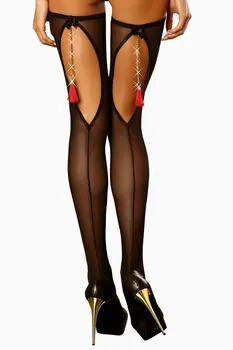 halterlose Strümpfe Boudoir L/XL von Lolitta