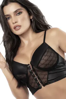 Bustier Set - MAL8778BLK - L/XL