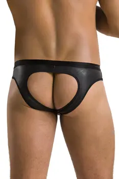 schwarzer Männer Slip ouvert 041 - 2XL/3XL