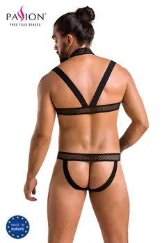 schwarzes Harness Set 043 - 2XL/3XL