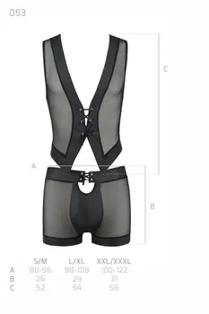 schwarzes Set 053 - 2XL/3XL