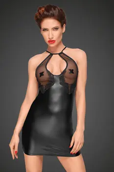 Powerwetlook Kleid F185 - 3XL