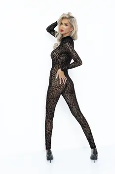 F285 Catsuit im Leoparden-Look - 3XL