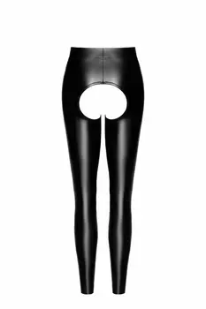 F304 Wetlook Leggings ouvert - 3XL