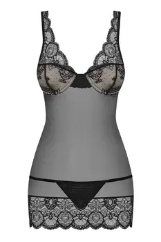 853-CHE-1 Chemise schwarz - 2XL