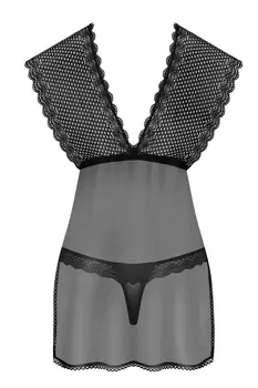 857-BAB-1 Babydoll schwarz - L/XL